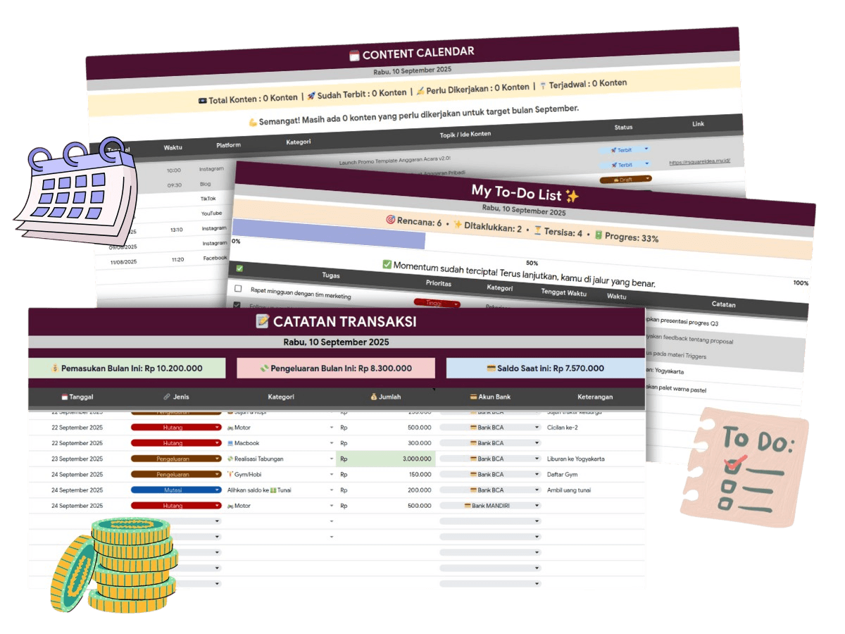 Kumpulan Template RSQUARE