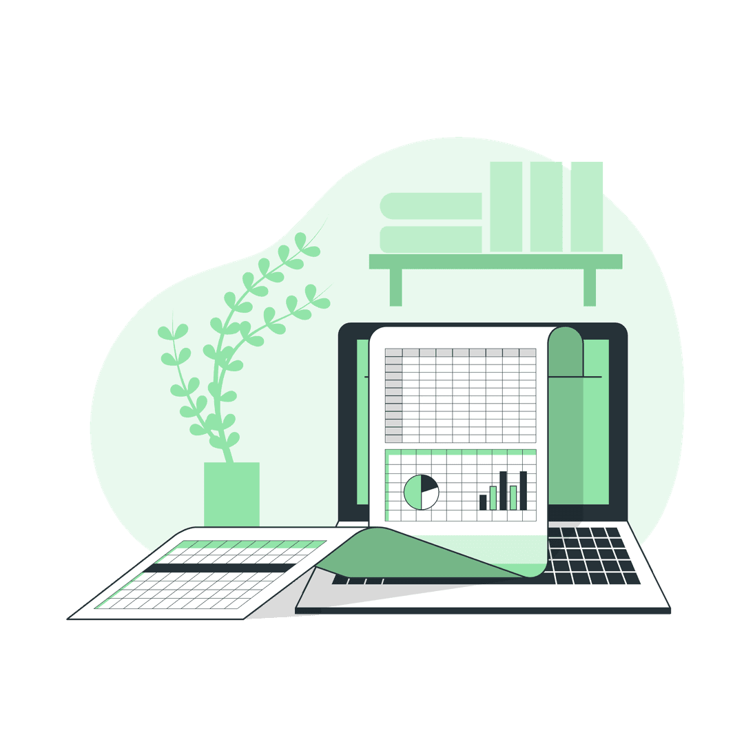 Custom Spreadsheet Illustration